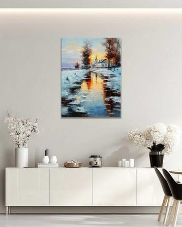 Stefano - Winter Thaw at Sunset