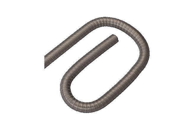 Webasto RVS uitlaatslang 38mm 25m, Doe-het-zelf en Bouw, Verwarming en Radiatoren, Ophalen of Verzenden