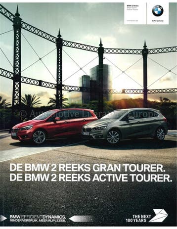 2016 BMW 2 SERIE GRAN | ACTIVE TOURER BROCHURE NEDERLANDS