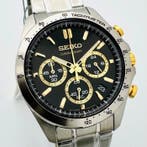 Seiko - Chronograph Black Dial 100m. Date Tachymeter -