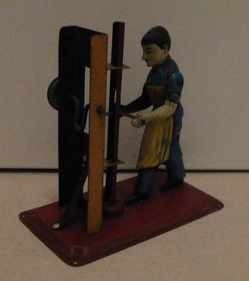 Arnold - Jouet en étain - Stoommachine aandrijfmodel