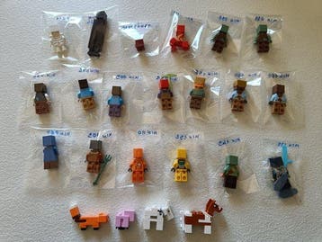 Lego Minifiguur - Minecraft - Minifigures e animali