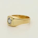 Ring - 14 karaat Geel goud - Diamant; roos geslepen, Handtassen en Accessoires, Ringen, Nieuw