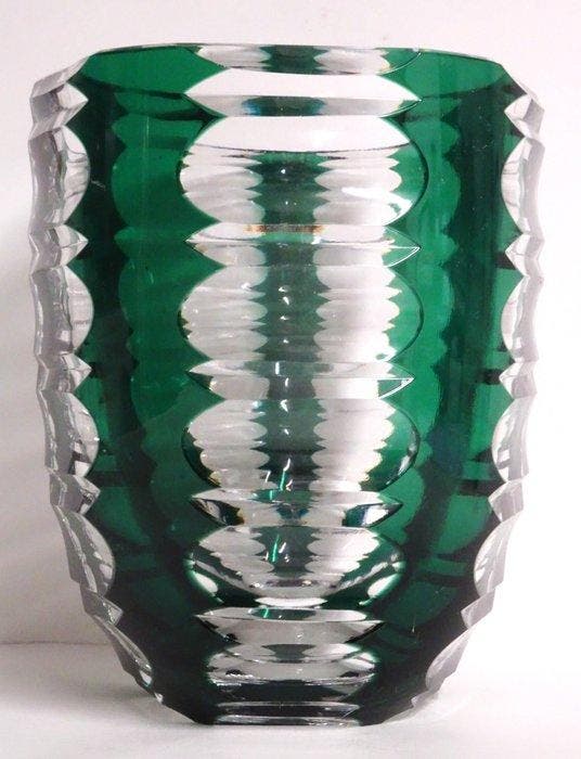 Val Saint Lambert - Vase - Cristal, Antiquités & Art, Art | Objets design