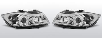 Koplampen Angel Eyes LED | geschikt voor BMW 3-serie E90 E91, Verzenden