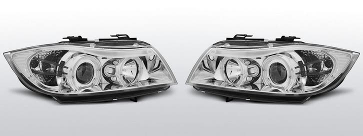 Koplampen Angel Eyes LED | geschikt voor BMW 3-serie E90 E91, Autos : Pièces & Accessoires, Éclairage, Envoi