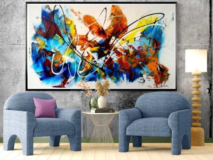 Luc Mora - Lueurs - XXL, Antiquités & Art, Art | Objets design