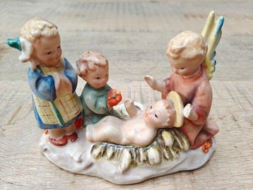 Hummel - Beeldje - Silent night - TMK2 - Porselein, Antiek en Kunst