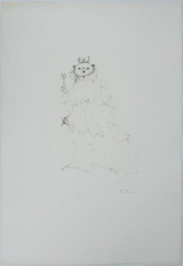 Leonor Fini (1907-1996) - Reine chat