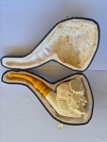 Bacchus - Zonder minimumprijs - Meerschuim pijp - meerschaum, Verzamelen, Nieuw