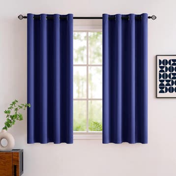 MIULEE Verduistering 117x137cm | -57% Retour Deal | Slaap..., Huis en Inrichting, Verzenden, Nieuw, Blauw