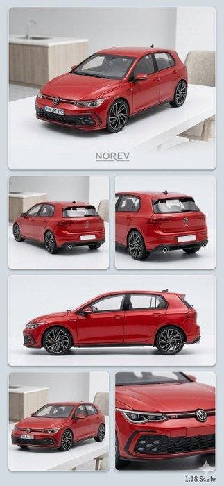 Norev 1:18 - Modelauto - Volkswagen Golf GTI (moderne, Hobby en Vrije tijd, Modelauto's | 1:5 tot 1:12