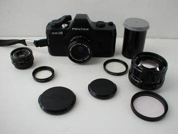Pentax Auto 110 kleinste reflex systeem ooit+ 18-24-50mm