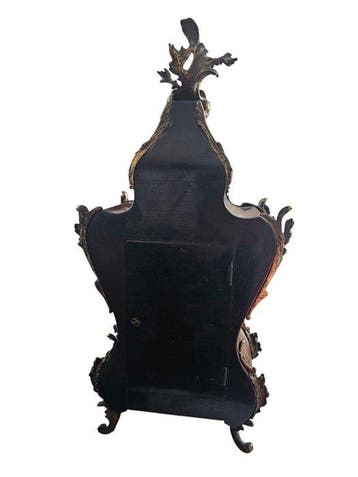 Horloge cartel - V.Courtecuisse & Cie Lille - Bois, Laiton -