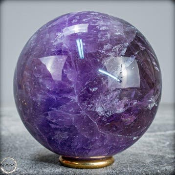 Natuurlijke Zeldzame Chevron-Amethist Sphere, Bolivië-