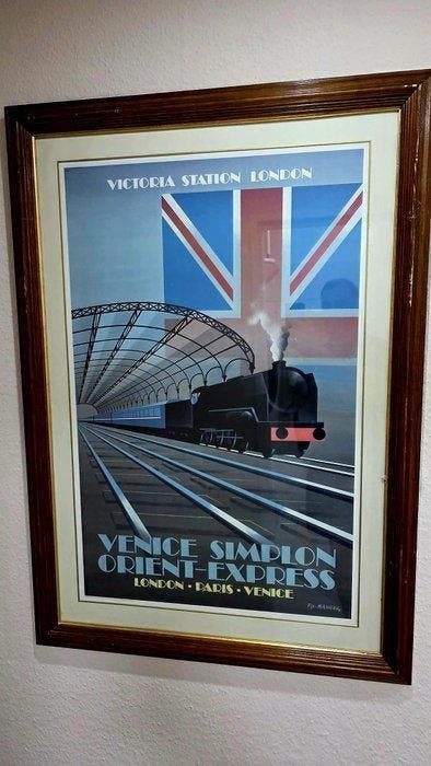 Fix-Masseau - Venice Simplon Orient-Express - Jaren 1980, Antiek en Kunst, Kunst | Tekeningen en Fotografie