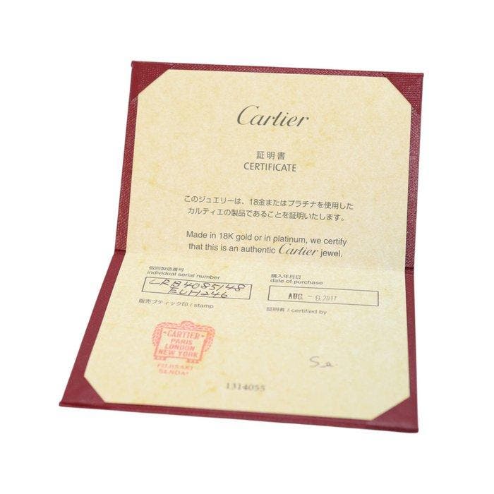 Cartier - Ring - LOVE small model - 18 karaat Witgoud, Bijoux, Sacs & Beauté, Bagues