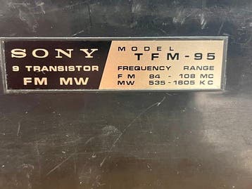 Sony - TFM-95 Draagbare radio, Nieuw