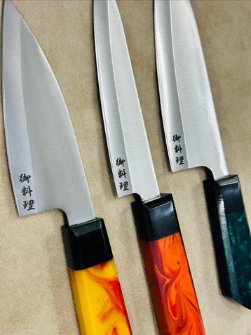 Deba & Santoku - Keukenmes - Chefs knife - Professionele
