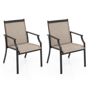 2dekans | Coast Terrasstoelen 2 Delig - Met Ademende Zitting, Tuin en Terras, Tuinsets en Loungesets, Ophalen of Verzenden, Nieuw