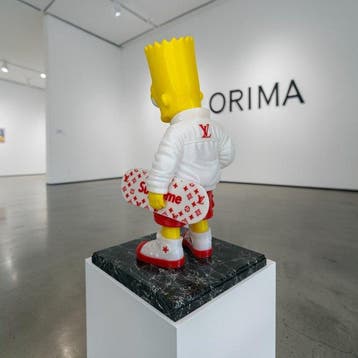 Orima Pop Art - BART Simpson Skateboard Urban Style Supreme, Antiek en Kunst