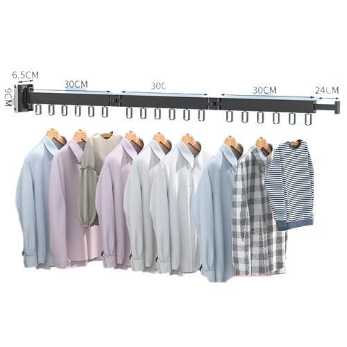 Droogrek Hangend - Balkon Uitklapbaar - Zwart, Collections, Collections Autre, Envoi