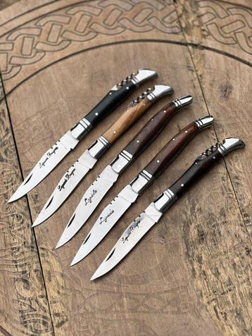 Keukenmes - Kitchen knife set - Laguiole Bougna Met Bee