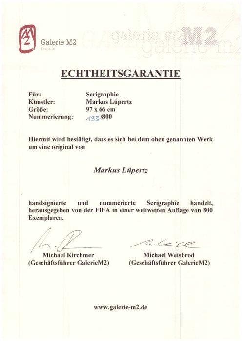 Markus Lüpertz (1941) - Football on the Field - Fifa WM 2006, Antiek en Kunst, Antiek | Overige Antiek