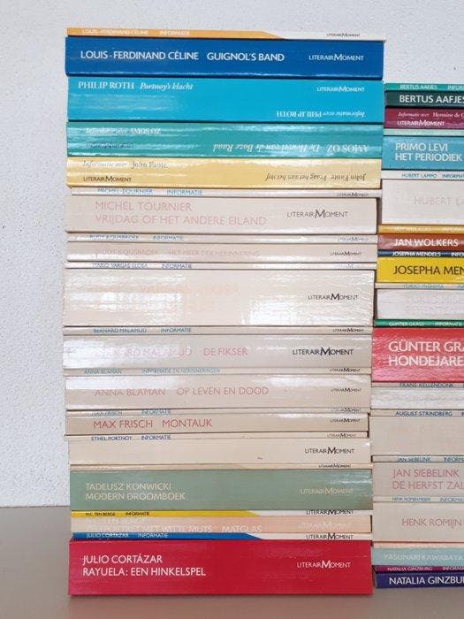 Lot met 28 verschillende auteurs - Literair Moment - 1989, Antiquités & Art, Antiquités | Livres & Manuscrits