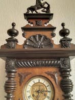 Horloge - bois et laiton - 1900-1910, Antiquités & Art, Antiquités | Horloges
