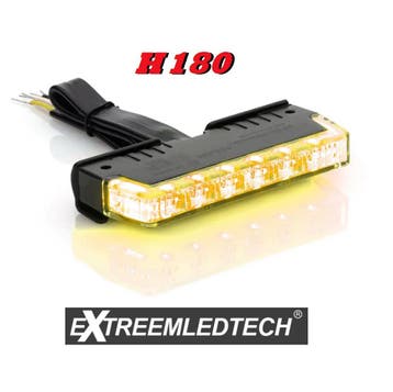 H180 Top Kwaliteit super Fel 180° Led Flitser ECER65 R10-EMC, Ophalen of Verzenden, Nieuw