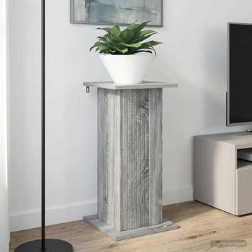 vidaXL Plantenstand 2 st Grijs sonoma 30,5 x 30 x 60,5 cm, Verzenden