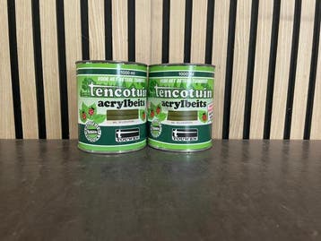 Veiling - 2x Tenco Tencotuin Acrylbeits Wilgegroen 502 – 1, Bricolage & Construction, Peinture, Vernis & Laque