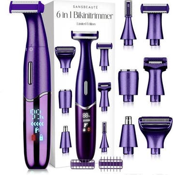 2dekans | 6-in-1 Bikinitrimmer - Sansbeauté® - Gezicht -, Ophalen of Verzenden