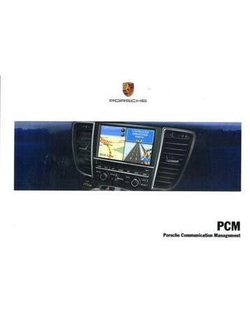 2010 PORSCHE PCM INSTRUCTIEBOEKJE ENGELS, Ophalen of Verzenden