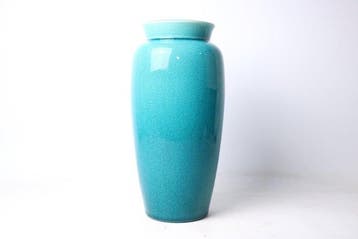 Vaas - Steengoed - Japan - Craquelé celadon glazuur -