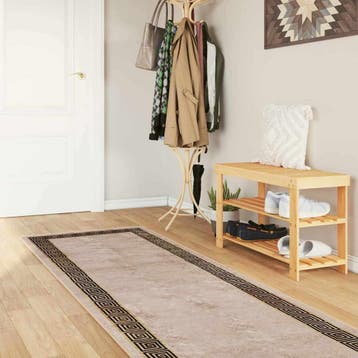 vidaXL Tapijt Runner MARSA Zwart 80 x 450 cm Polyester en, Verzenden