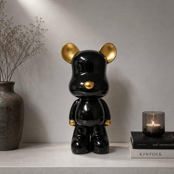 Statue, design teddy bear - 48 cm - polyrésine