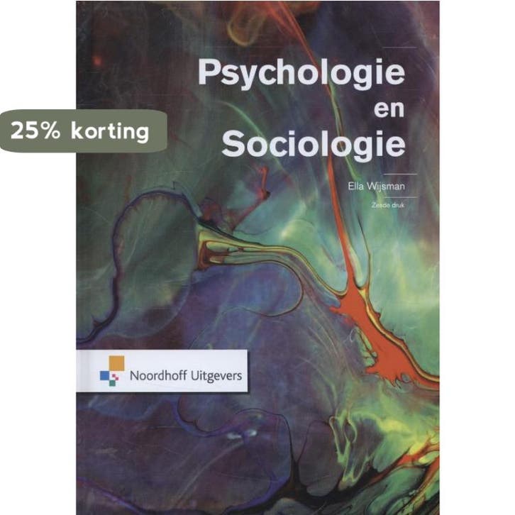 Psychologie en sociologie 9789001816834 Ella Wijsman, Boeken, Psychologie, Gelezen, Verzenden