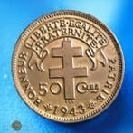 Madagascar. 50 Centimes 1943 (Sans prix de réserve)