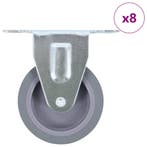 vidaXL 8 st Wielen vast 75 mm, Verzenden, Nieuw