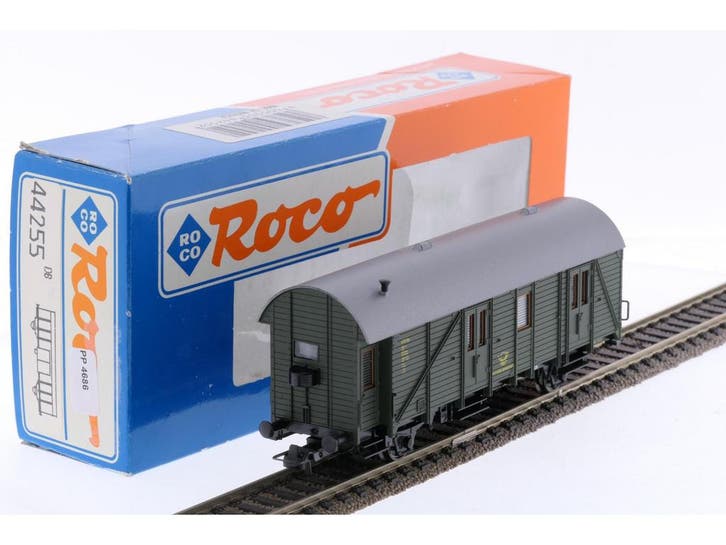 Schaal H0 Roco 44255 post rijtuig Duitse post van de DB #..., Hobby en Vrije tijd, Modeltreinen | H0, Gelijkstroom, Analoog, Gebruikt