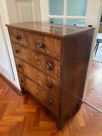 Ladekast - Mahonie - Two over three cabinet