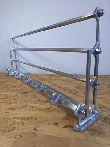 Art-deco bauhaus hat rack coat rack hanger . Designer: János, Antiek en Kunst