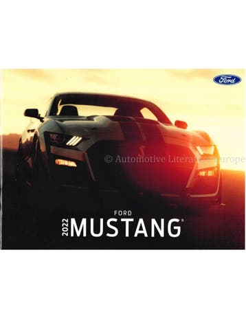 2022 FORD MUSTANG BROCHURE ENGELS USA, Boeken, Nieuw
