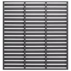 vidaXL Schuttingpaneel 180x180 cm HKC grijs, Tuin en Terras, Verzenden, Nieuw