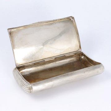 A.G. Kooiman & K.L. Mopman (1855) - Boîte à tabac - Argent