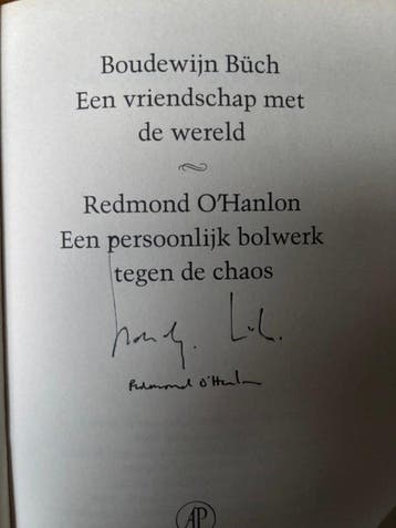 Boudewijn Büch, Redmond OHanlon - Boudewijn Büch over