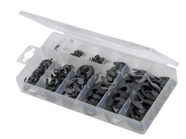 Veiling - Assortiment E-clip Borgringen 300-delig, Bricolage & Construction, Quincaillerie & Fixations