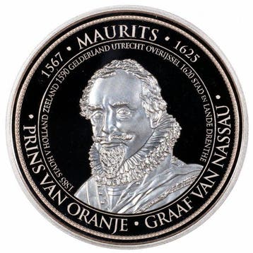 Nederland. Four Silver-Plated Medals – Princes of